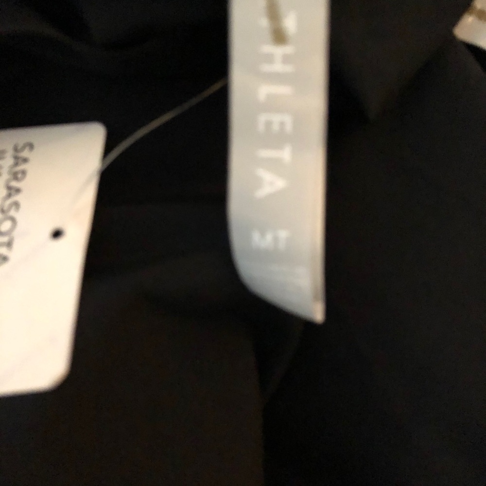 Athleta Sarasota Jumpsuit NWT Black No Belt M - Picture 7 of 8